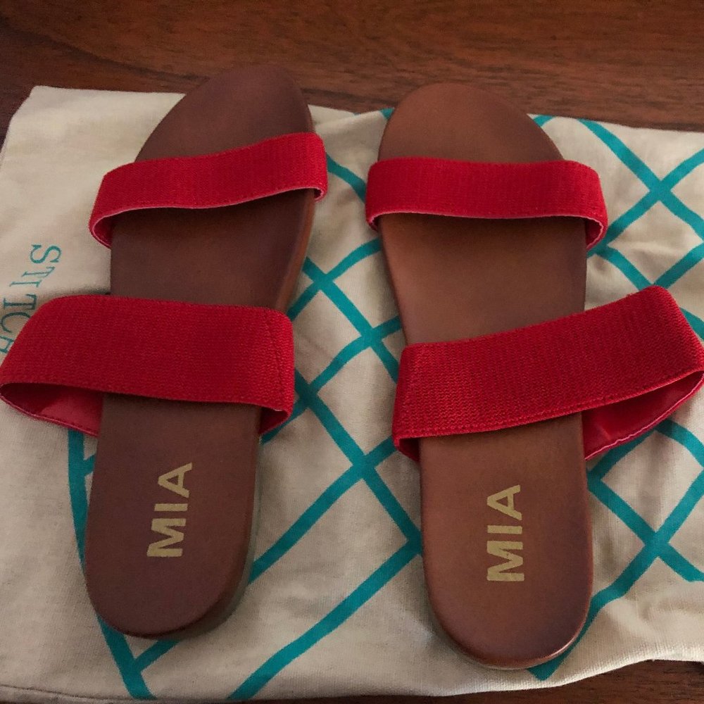 NWT • StitchFix Mia Jaden Elastic Sandals Size 6